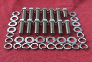 TRIUMPH STAG - exhaust manifold stainless steel hex head bolts - Picture 1 of 1