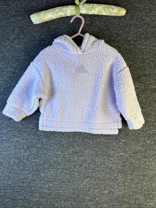 Adidas Pullover Hoodie Cozy Soft Fleece Pink Girls Size 2T - Picture 1 of 4