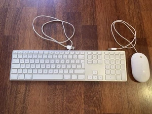 Apple Keyboard A1243 & Apple Might Mouse A1152 (Tested & Working) - Picture 1 of 4