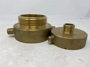 Dixon HA3025F - Hydrant Adapter Pin Lug Brass, 2-1/2" Male NST x 3" Female NST - Bild 1 von 12