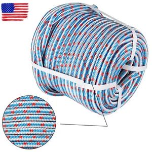 1/2" x 100' Braided Heavy Duty Braid Polyester Arborist Rigging Rope Hiking - Picture 1 of 11