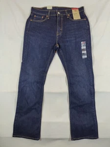 Levi Strauss & Co. 527 Jeans Men's 30x32 Slim Boot Cut Denim Dark Wash Blue - Picture 1 of 12