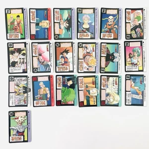 1992 Dragon Ball Z Carddass Hondan Card Lot 19 types Android 18 Trunks Bulma - Picture 1 of 10
