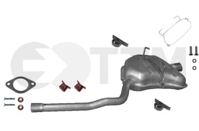 Silencieux Arriere+ pour MINI COOPER 1.6 116cV 2001-2008 - Photo 1/1