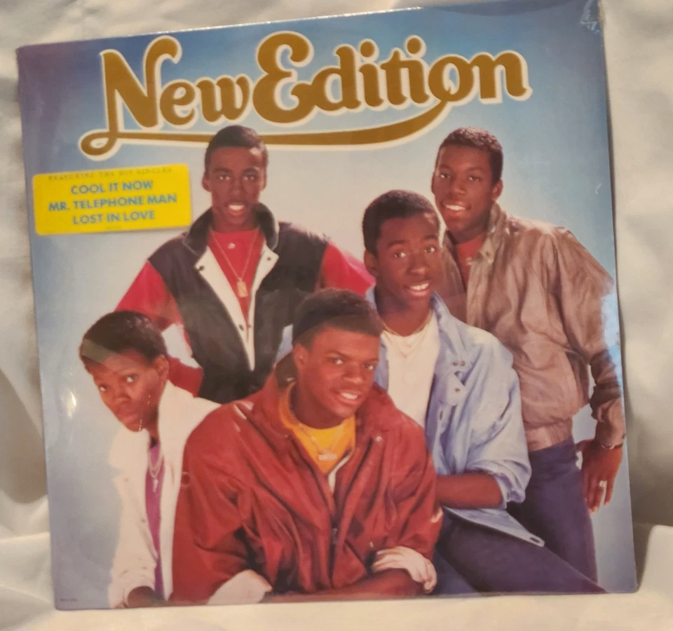 NEW VTG New Edition Self-Titled Vinyl LP Album 1984 MCA Records 5515 Bobby Brown - Image 1 of 4