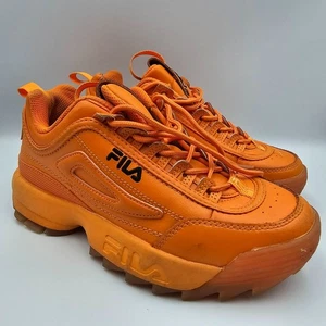 Fila Orange Platform Sneakers Women’s 7 EU 38 Retro Style - Picture 1 of 23