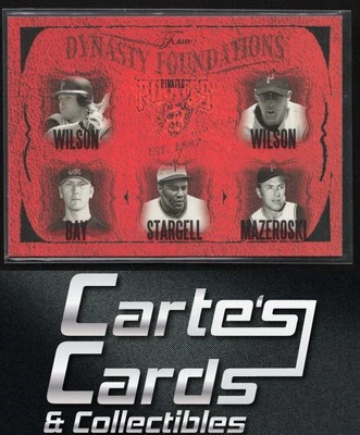Mazeroski Stargell Wilson 2005 Flair #22 DF Dynasty Foundations Pirates 116/500 - Изображение 1 из 2