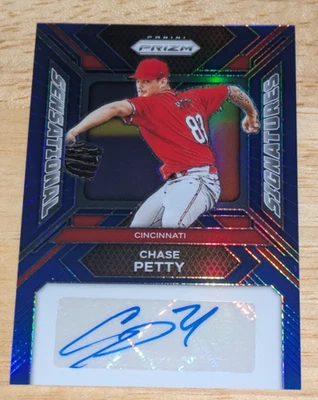 Chase Petty 2024 Panini Prizm Sensational Signatures RC Auto Blue Prizm #'ed /49 - Image 1 of 3