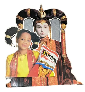Star Wars Phantom Menace 1999 Queen Amidala Doritos Cardboard Standee Display - Bild 1 von 5