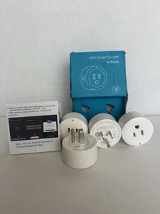 WiFi Smart Steckdose, 4er Pack, Modell: YX-WS01, P/S (AC100-240V, 50/60Hz~10A - Bild 1 von 5