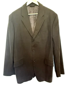 Banana Republic Velour Cotton Sport Blazer Mens Size 46R Chocolate Brown Jacket - Picture 1 of 14