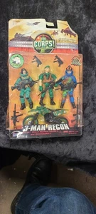 2005 Lanard The Corps! Commando Force 3-Man Recon Bucks Elite Edition 3 3/4" Fig - Bild 1 von 2