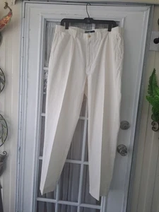 Polo Ralph Lauren Men’s Pants Regular Fit Chino Off White Straight Legs 36x32 - Picture 1 of 7