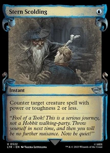 MTG Stern Scolding LTR lámina poco común #522 - Imagen 1 de 1