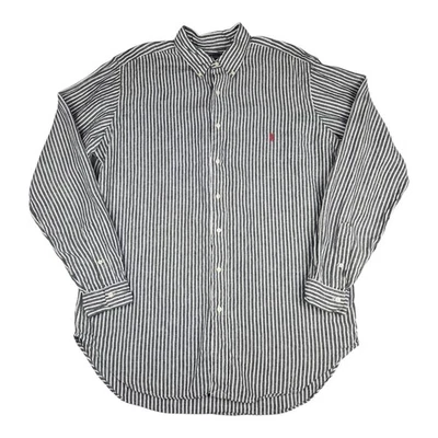 Ralph Lauren Mens 100% Linen Shirt Stripes Size LT Large Tall - Image 1 of 4