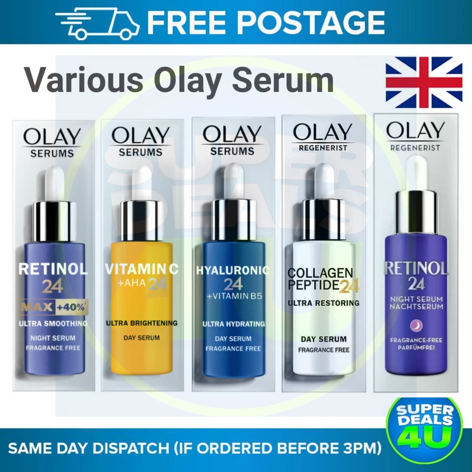 Various Olay Serums 40ml Free P&P