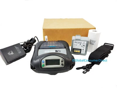 Zebra RW420 RW R4D-0UBA000N-00 4" Printer BLUETOOTH +CHARGER, PAPER, BATTERY - Image 1 of 4