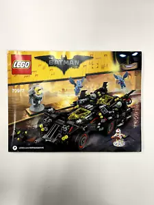 Lego Batman Movie The Ultimate Batmobile Instruction Manual for Set 70917 - Picture 1 of 1