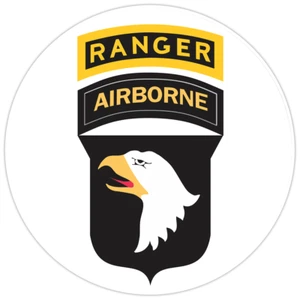 101st Airborne Ranger Bumper Sticker Military Vinyl Soldier Decal 5" - Bild 1 von 3