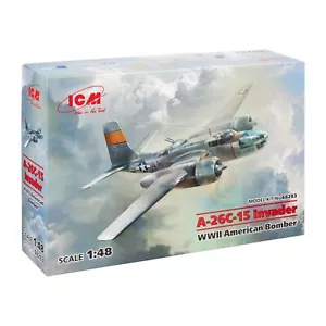 A-26С-15 Invader, WWII American Bomber ICM 48283 - Plastic Model Kit Scale 1/48 - Picture 1 of 12