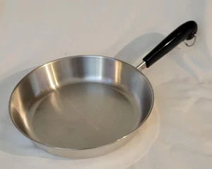 9" Revere Ware 1801 Edelstahl dreilagige Scheibe Boden Pfanne/Pfanne ohne Deckel - Bild 1 von 5