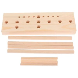 1 Set 5- in- 1 Bow Maker Wooden Wreath Bow Maker Bow Making Tool for DIY Craf... - Picture 1 of 9