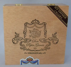 CAJA DE CIGARROS VACÍA MI PADRE DON PEPIN GARCIA - Imagen 1 de 3
