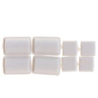 8Pcs/Set White Black Silicon Screw Rubber Feet Cover For Wii Consolej Jw~Sf
