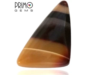 Fancy shape banded agate 22.5mm x 17.6mm - Picture 1 of 1