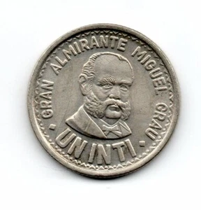 Admiral Miguel Grau, UN INTI, The knight of the Seas, Perú 1988, accept offers - Picture 1 of 2