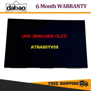 16,0" OLED Display 4K UHD 3840x2400 Non-Touch Screen 40PIN ATNA60YV09 - Bild 1 von 3