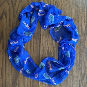 Florida Gators Infinity Scarf Blue Team Logo University of Florida Wrap SEC UF - Picture 1 of 3
