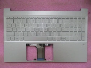 New Genuine HP Pavilion 15-EG 15-EH Palmrest With Keyboard Backlit N02262-001 - Picture 1 of 2
