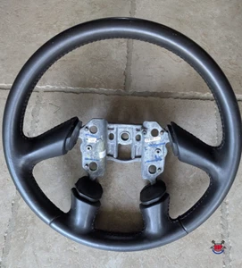 2005 CORVETTE C6 BLACK LEATHER OEM STEERING WHEEL Assembly 16868503, Good Cond - Foto 1 di 4