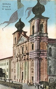 A9382) GORIZIA CHIESA DI S IGNAZIO ANIMATA VIAGGIATA NEL 1923 - Imagen 1 de 2