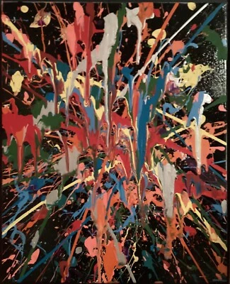 arte abstracto por goteo Foto 1 de 4