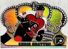 Chris Gratton 1997-98 PACIFIC CROWN ROYALE SILVER Card #96