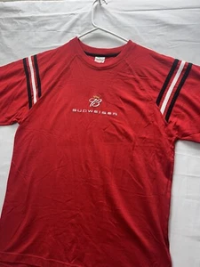 dale earnhardt jr sample budweiser nascar #8 sample T-Shirt Size Large - Picture 1 of 6