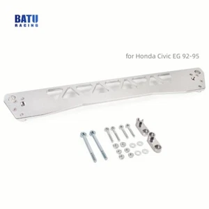 Silver Billet Rear Subframe Brace Plate +Hardware Bolt for Honda Civic EG 92-95 - Bild 1 von 8