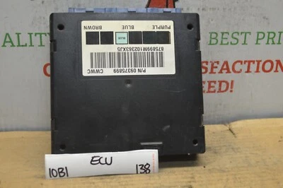 GMC Yukon XL 1500 2500 2001 unidad de control de carrocería BCM 09375899 módulo 138-10B1 Foto 1 de 4