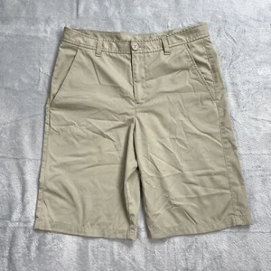 Under Armour Golf Shorts 18 Boys Match Play Khaki Performance - Picture 1 of 7