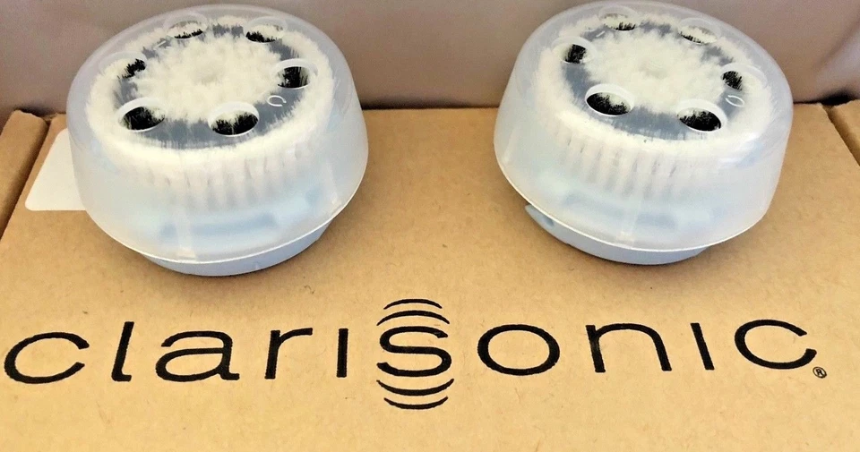 Clarisonic  Delicate Replacement Brush  2  Brushes ~Authentic~ FREE SHIP - Image 1 of 4