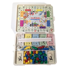 Vintage Monopoly Junior Travel Size Game Parker Brothers, Family, 1991, Complete - Picture 1 of 13