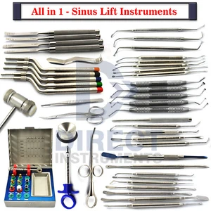 All in 1 Sinus Lift Instruments Elevators Chisels Dental Implant Surgery Graft - Picture 1 of 112