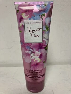Bath and Body works SWEET PEA Ultra Shea Body Cream Moisturizer 8 Fl oz - Image 1 of 3