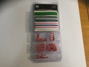 Making Memories Ribbons with sliders, studs rings and more - Picture 1 of 2