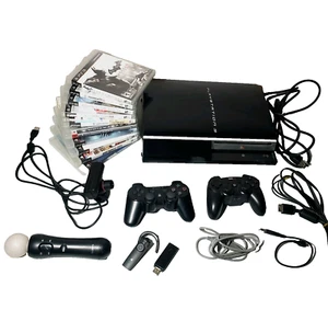 PS3 Konvolut 10 Spiele Playstation 3 Fat Boy 80GB CECHL01 getestet extra Zubehör - Bild 1 von 14