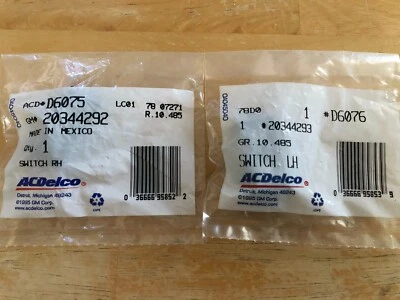 Interruptores de bloqueo de puerta eléctricos NOS 82-90 Pontiac Firebird Trans Am GTA TTA - sellados Foto 1 de 4