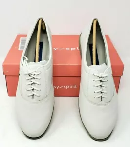 EASY SPIRIT Motion White Comfort Oxford 10M New in Box Retail $79 - Picture 1 of 12