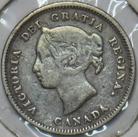 Canada 1880 H 5 Cents 297478 combine shipping Cover